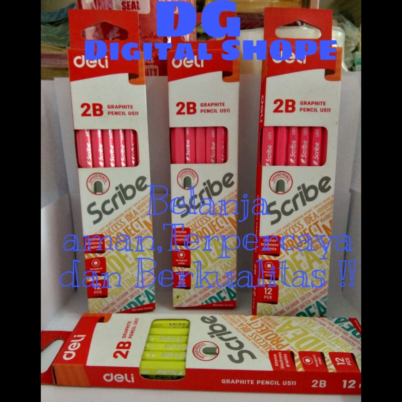 

DELI Graphite pencil U511/ 12 pcs