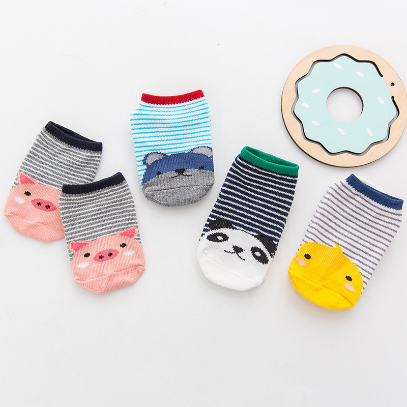 D13 Kaos kaki anak / kaos kaki bayi pendek motif binatang