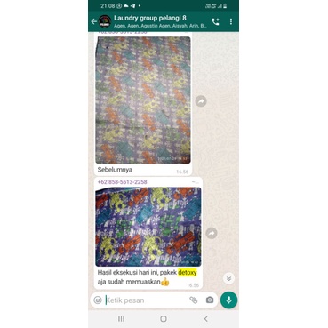 Detoxy, detergen pencerah warna