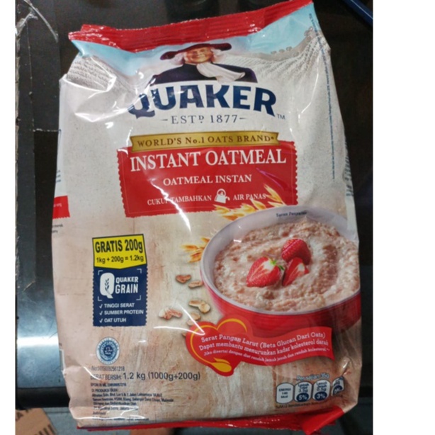 QUAKER INSTANT OATMEAL 1200GR / 1,2KG