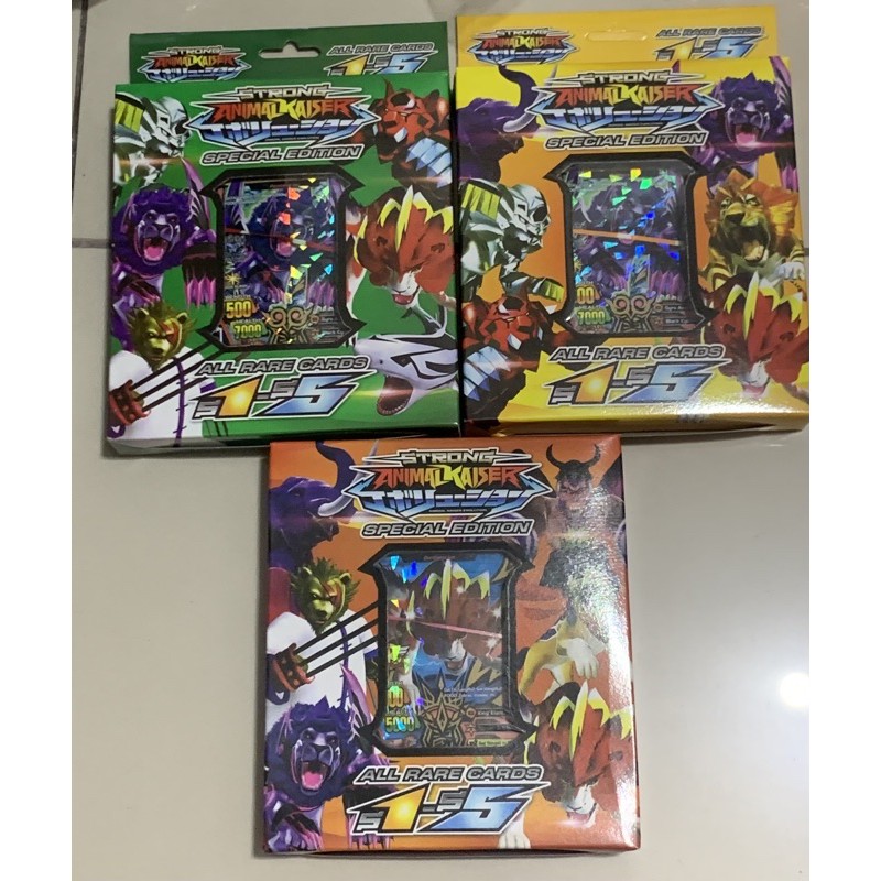 Jual Kartu Animal Kaiser Strong 1 Strong 2 Strong 3 Strong 4 Strong 5