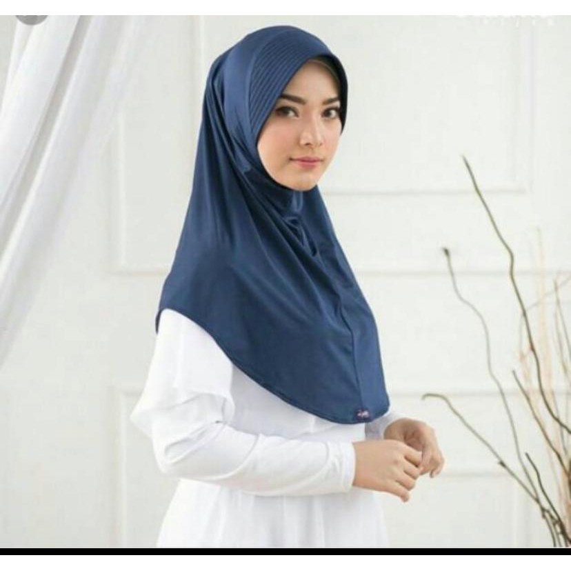 HIJAB/KERUDUNG INSTAN OVAL SIZE L REAL PICT