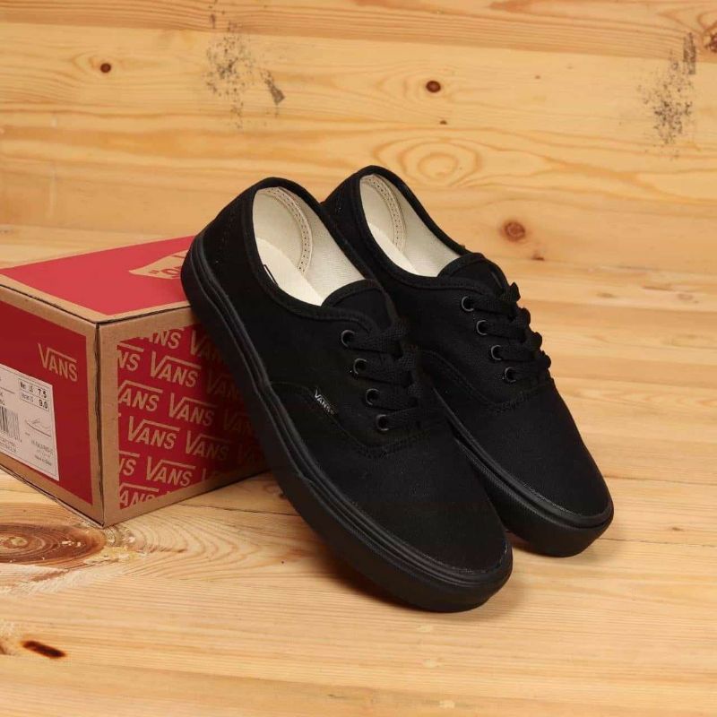 ⭐COD SEPATU SNEAKERS HITAM POLOS PREMIUM MURAH CEWEK COWOK SEPATU OS FULL BLACK SEPATU TINGGI HITAM POLOS SEPATU SKATE OLDSCHOOL ALL BLACK OLD SCHOOL SEPATU KERJA HITAM PRIA WANITA SEPATU SEKOLAH HITAM POLOS SEPATU SLIP ON MULES WANITA SLIPON HITAM POLOS-6