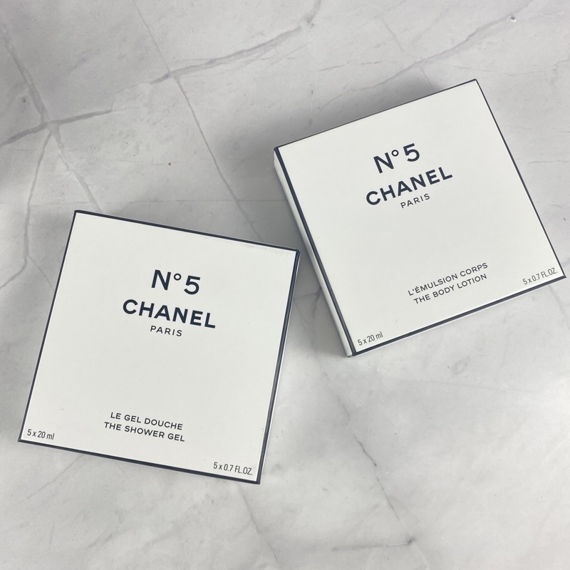 CHANEL FACTORY 5 COLLECTION LIMITED EDITION —No 5 Body Lotion & Shower Gel EMPTY BOX