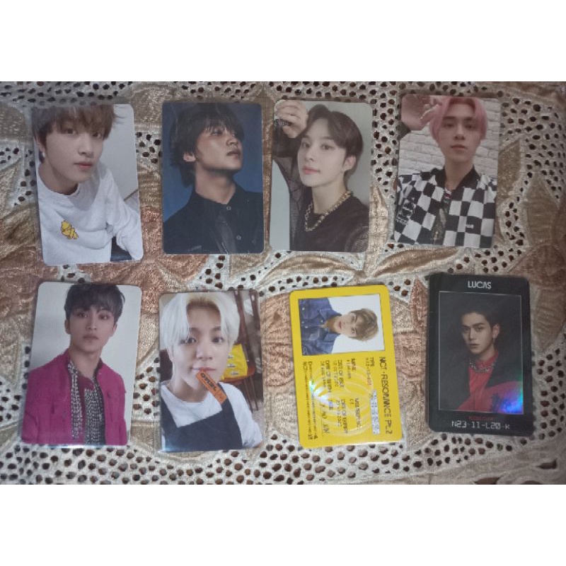 READY INA PHOTOCARD PC HAECHAN B2S JUNGWOO HENDERY MARK JENO XIAOJUN LUCAS