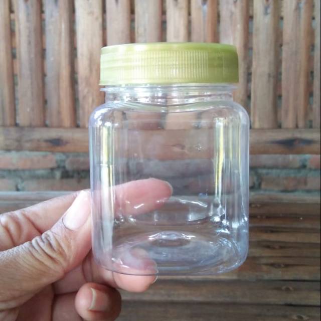 Toples Jar Plastik/Botol Pet 150 ml/Sambal/Bumbu/Selai/Madu
