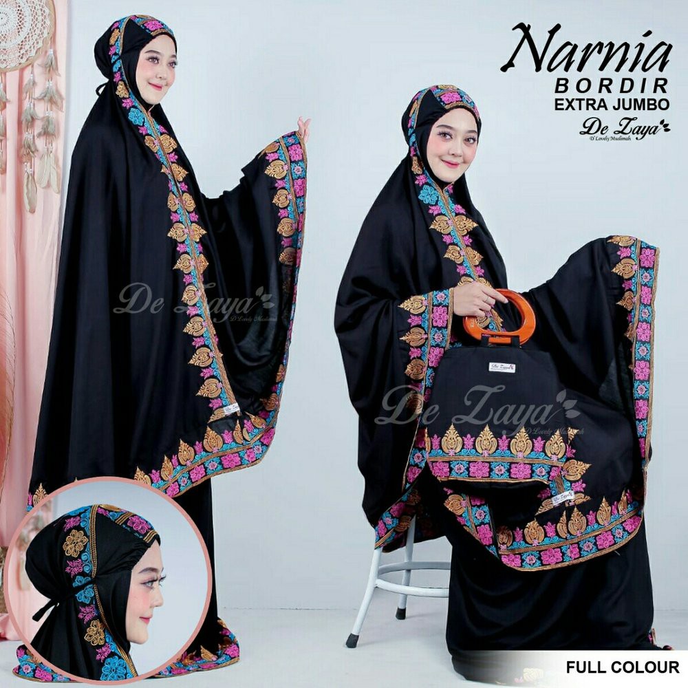 EXCLUSIVE MUKENA BORDIR BAHAN RAYON JANGER ORI DE ZAYA BALI