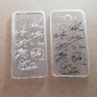 Custom case Tanda Tangan All Member BTS for Samsung Oppo