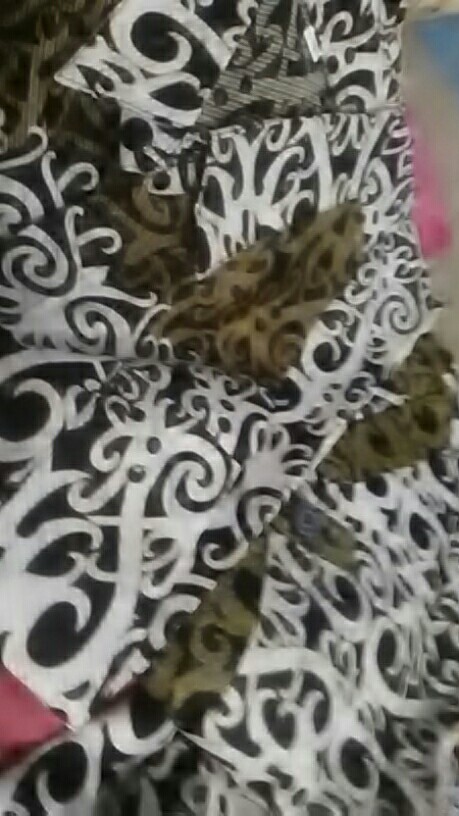 Batik Couple Keluarga Sania Ruffle Ori Ndoro Jowi Dnt Motif Asmat