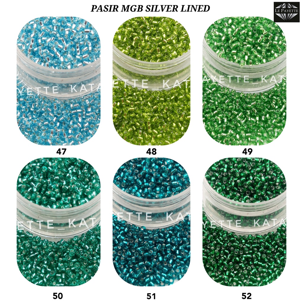 Payet Pasir MGB Silver Lined 12/O - (47-52)