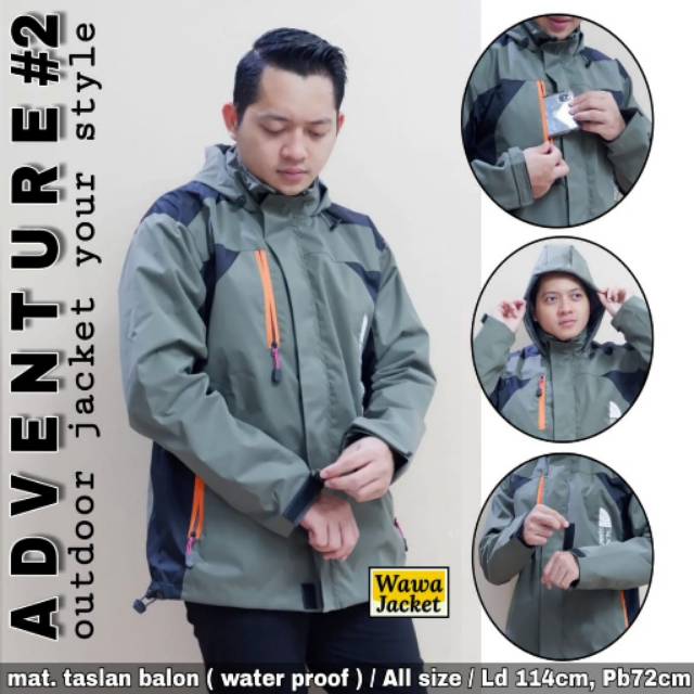 Adventure jaket pria