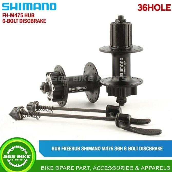 %$%$%$%$] Hub Freehub Shimano M475 36 Hole Discbrake 6 Bolt FH-M475 36H