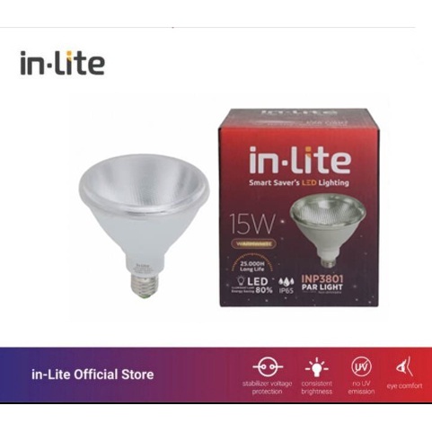 Lampu sorot LED In-Lite PAR 38 15w 15 watt inlite lamp