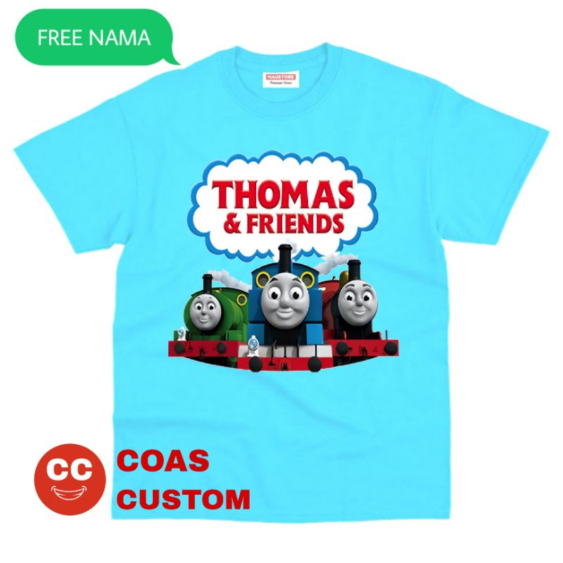 BAJU KAOS THOMAS AND FRIENDS KAOS ANAK