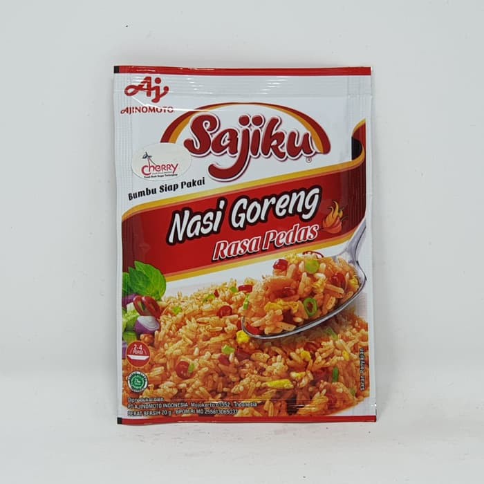 BUMBU NASI GORENG SAJIKU NASI GORENG RASA PEDAS 20 GR BUMBU NASI GORENG SAJIKU NASI GORENG RASA PEDAS 20 GR
