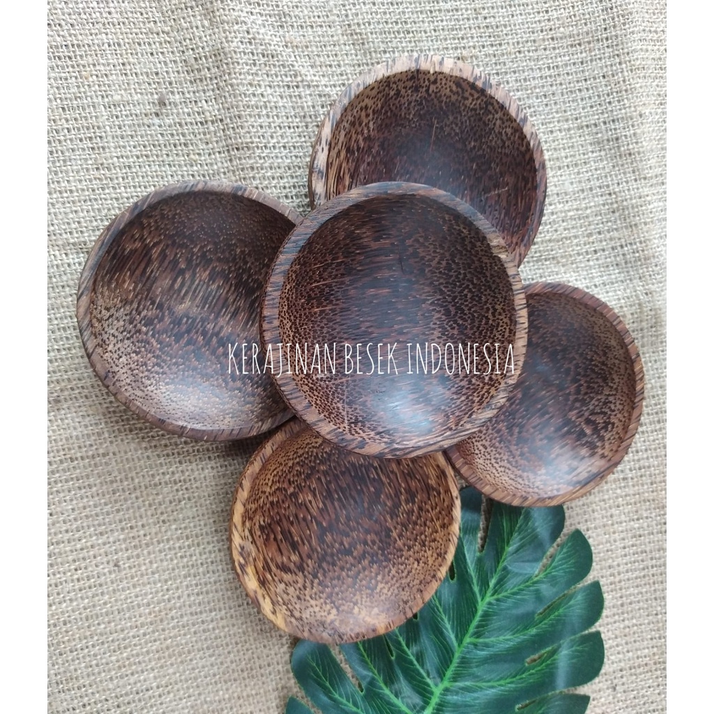 WADAH SAMBEL KAYU AREN// Piring sambal// Wadah kayu// Wadah murah//Kerajinan kayu