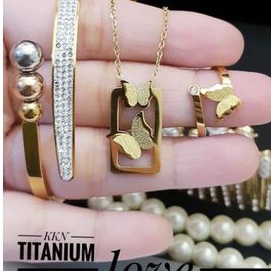 TiTanium Set perhiasan wanita AQQ6