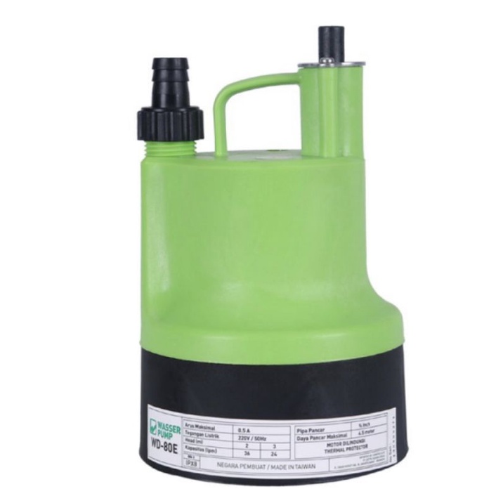 Pompa Celup WASSER WD 80E Submersible Pump WASSER WD80 E Pompa Air Celup WD 80