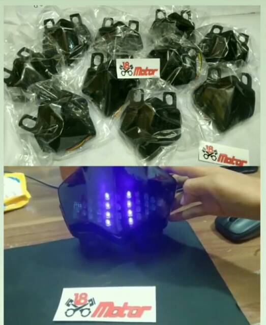 STOPLAMP LAMPU BELAKANG 3 IN 1 KAWASAKI NINJA 250 RR MONO SL ZSL DENGAN SEN LED LAMPU STOP