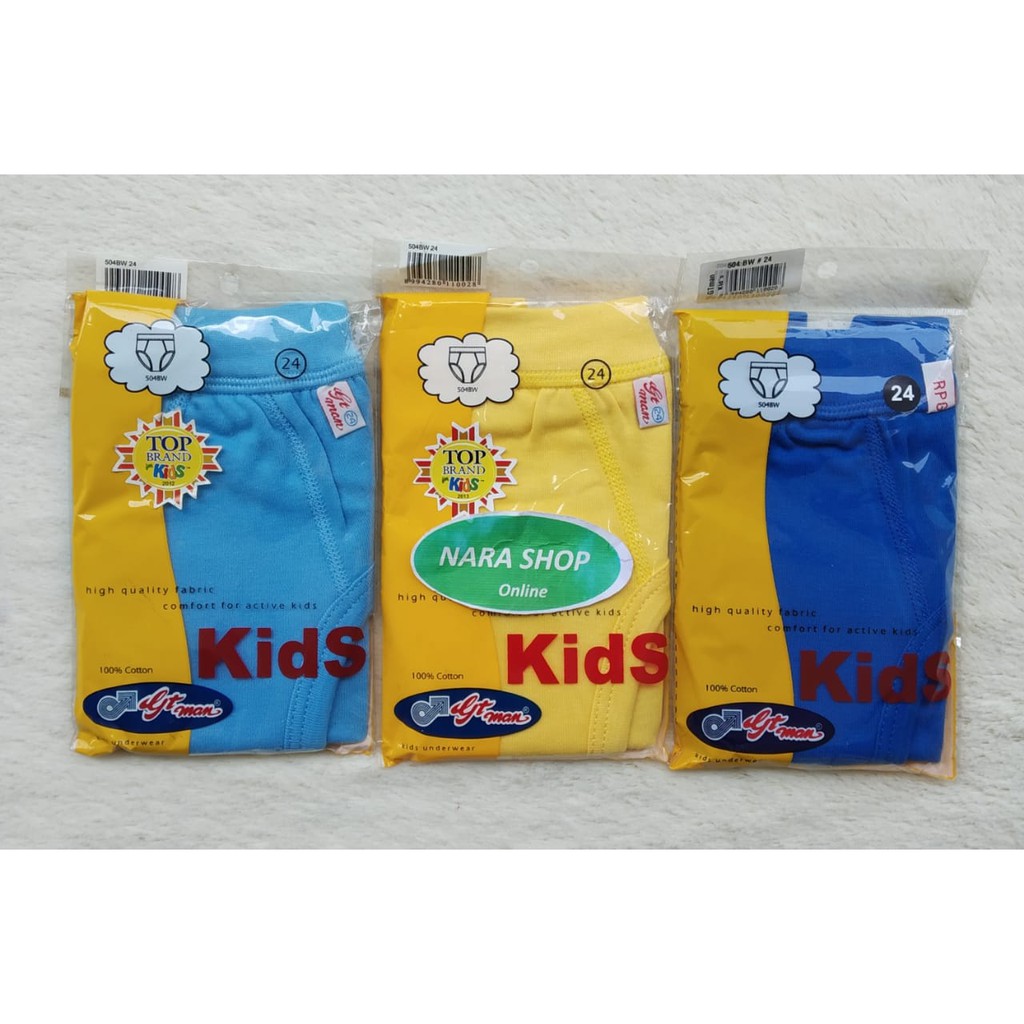 Celana Dalam GT Man 504 BW Kids | CD ANAK | GT MAN | CD Anak Berkualitas | Pakaian Dalam Anak Cewe