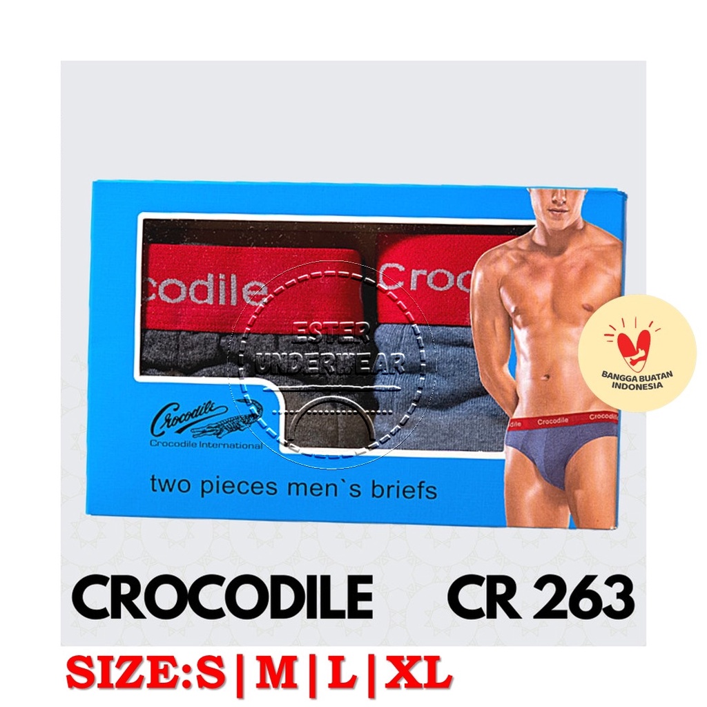 Celana Dalam Pria CROCODILE CR 263 ISI-2 PCS