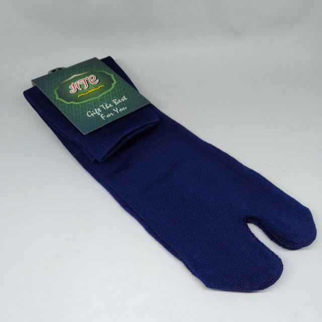 KAOS KAKI MUSLIMAH Jempol Polos Bukan Soka | Kaos kaki Panjang dan Tebal Murah Polos bisa Pilih Warna Premium-Kaos Kaki NAVY