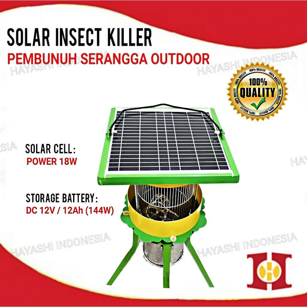 Alat Pembunuh Nyamuk Serangga Tenaga surya Solar Insect Killer Outdoor