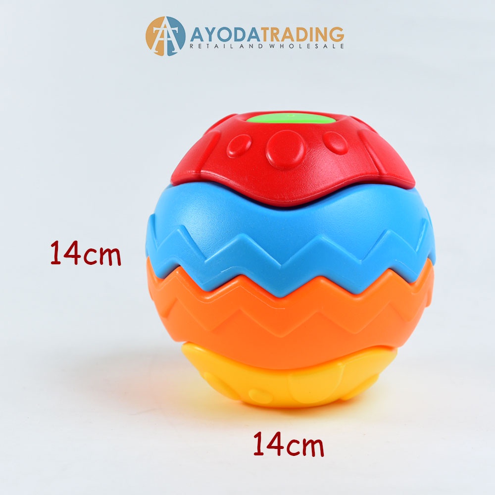 Mainan Balita Pintar Bola Puzzle Transformation Ball