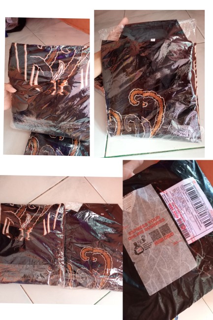 Arka Batik Hrb026 Kenongo Kemeja Hem Pendek Padi Pekalongan M L Xl Murah Keren Batik Pria Wajik Biru