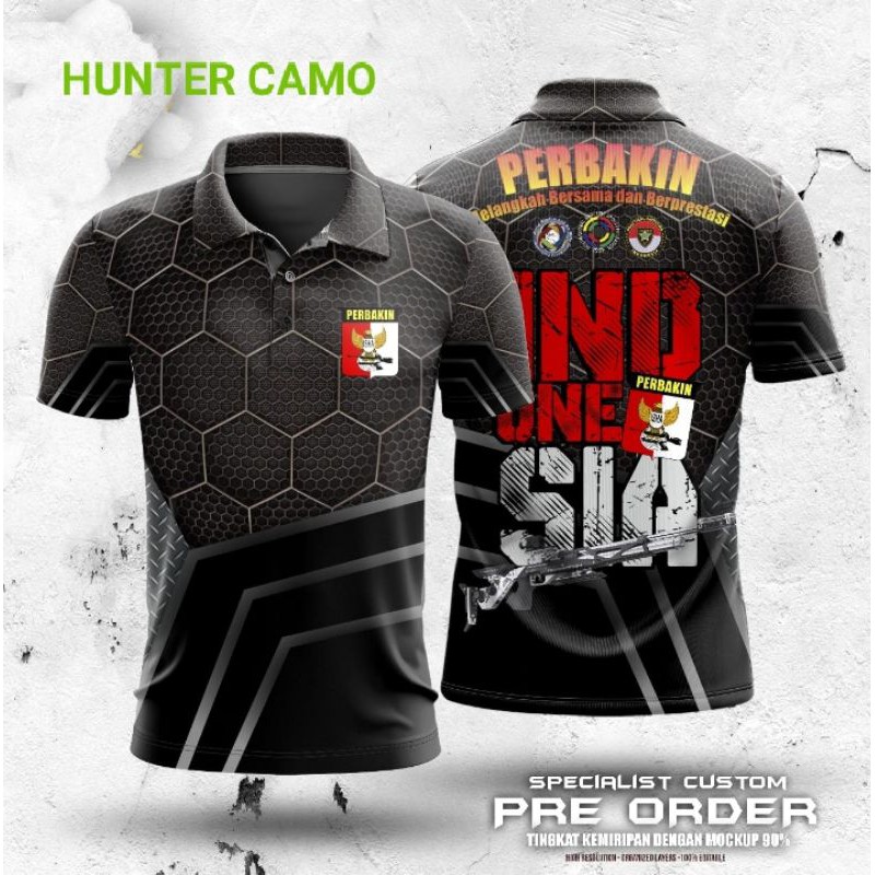 READY BAJU PERBAKIN INDONESIA/BAJU LENGAN PENDEK PERBAKIN