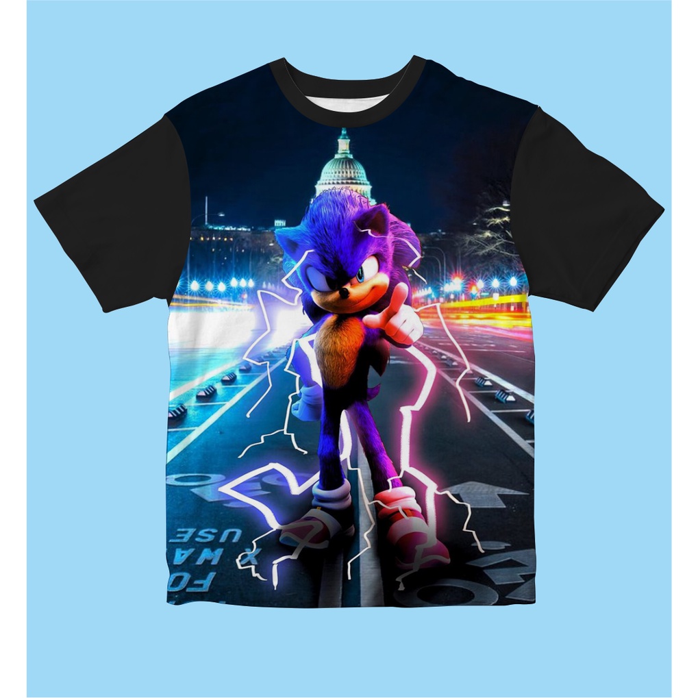Kaos Anak Sonic The Hedgehog Baju Anak Anime Umur 1 12 Tahun Sbl - Game Pakaian Anak Laki Laki Perem