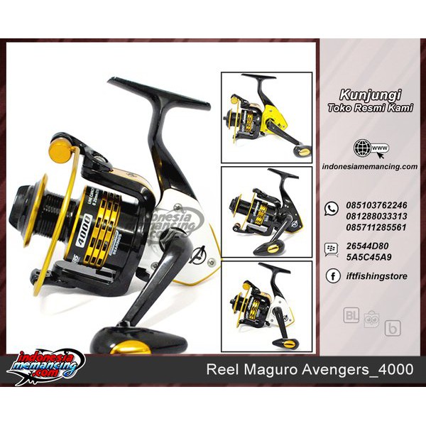 Solusi Reel Pancing Maguro Avengers_4000 Diskon