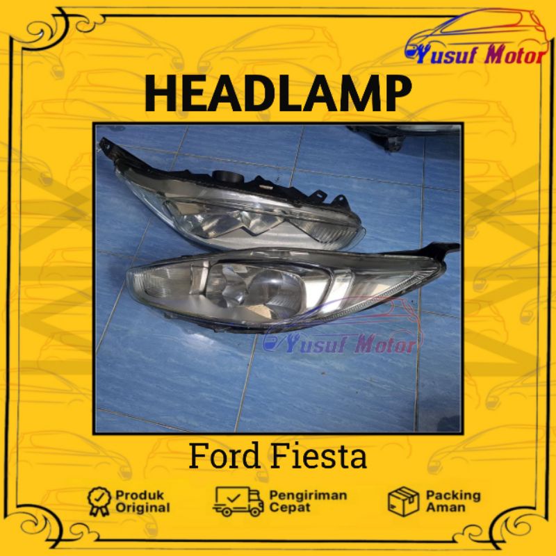 Headlamp Lampu Depan Ford Fiesta 2013 2014 2015 2016 Original Kiri Kanan