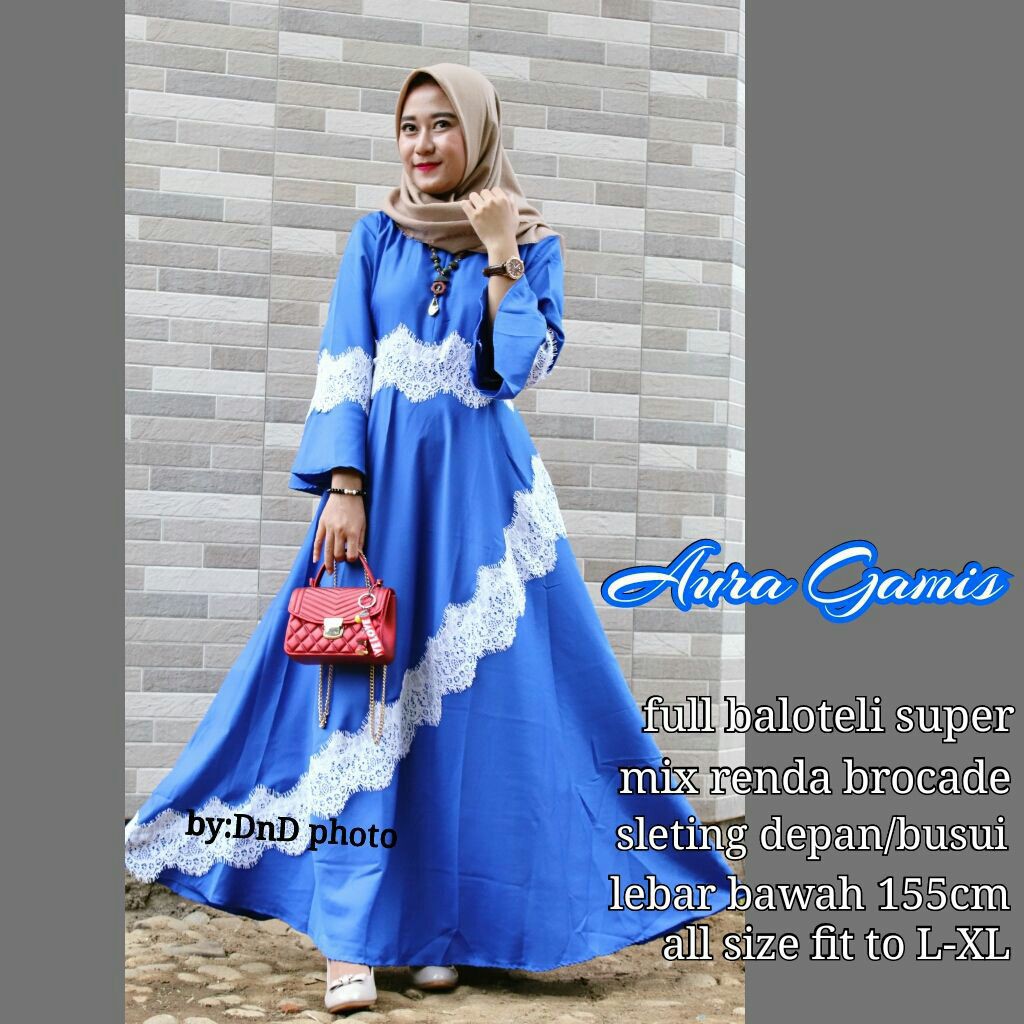 GROSIR BATIK AURA GAMIS