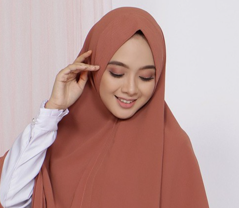 Bergo Maryam JUMBO 2 Layer Baby Doll Aisha Soft PAD Hijab Instan Kerudung XL Murah FH