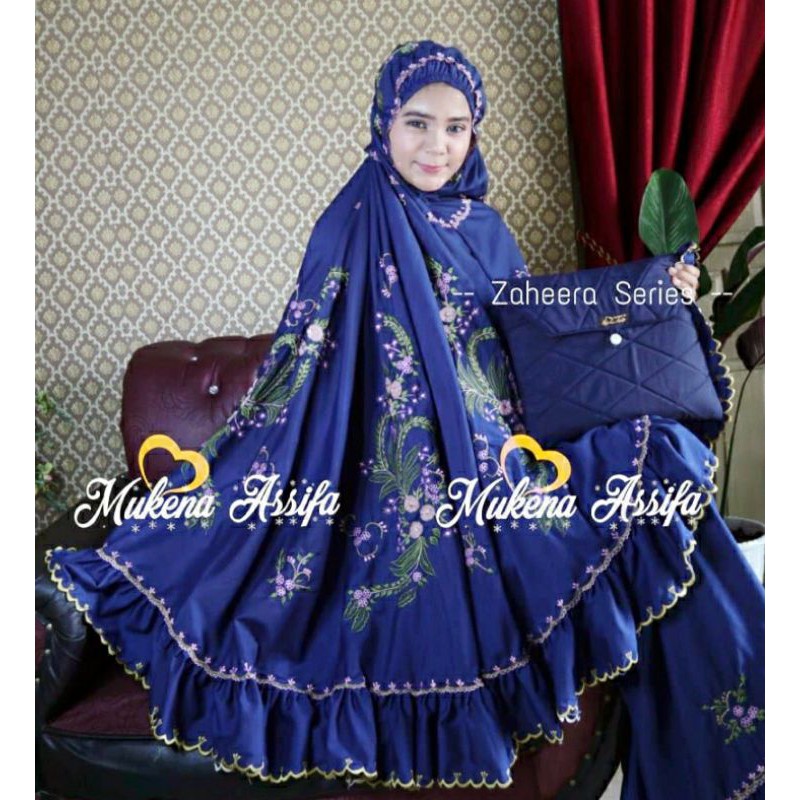 Mukena Dewasa  Assifa Set Tas Mukena Bordir Padang Bukittinggi