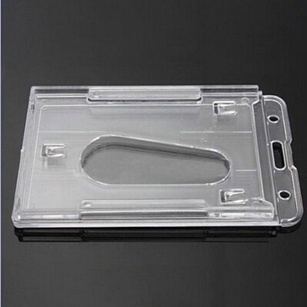 Quinton Badge Holder New Vertical Plastik Bening