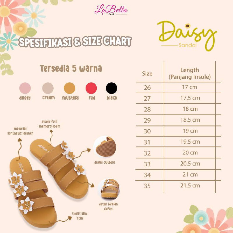 Sandal Anak Daisy by Labella Feet