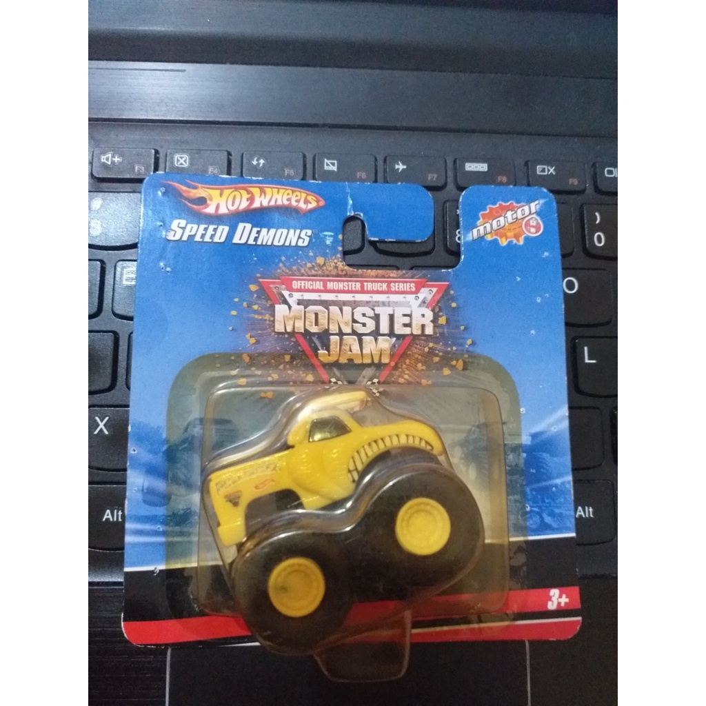 HOT WHEELS SPEED DEMONS MINI MONSTER JAM KUNING RARE