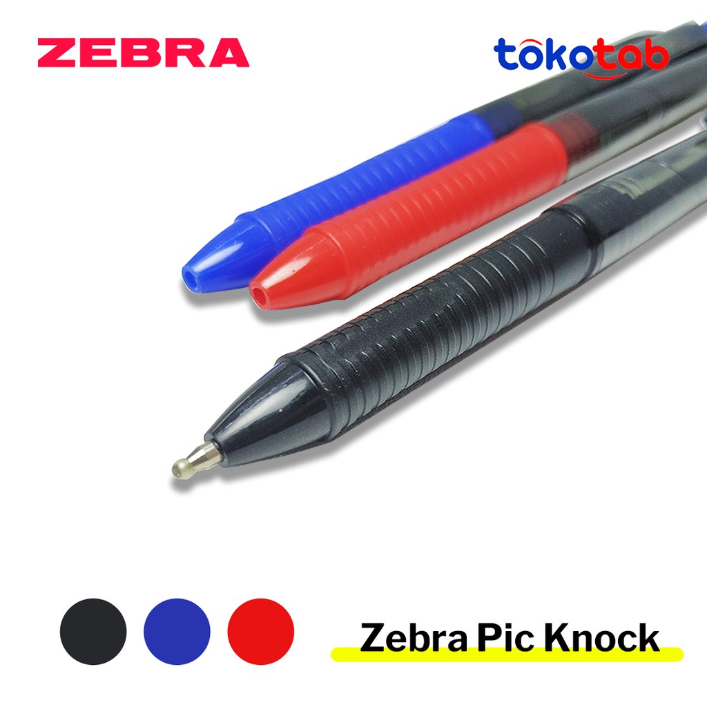 

Bolpoin Pulpen Pena ZEBRA Pic Knock 0.7mm Tip Point