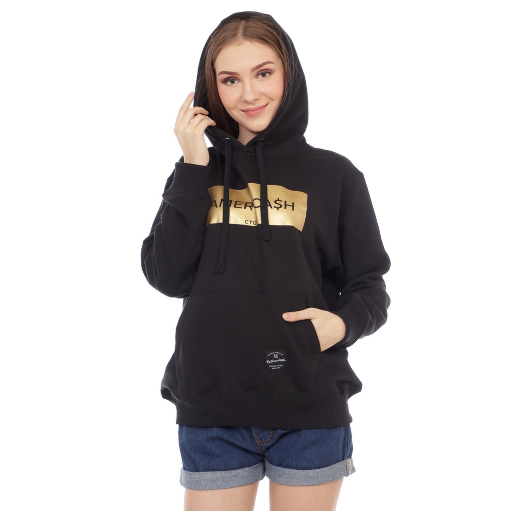 Cottonology Hoodie Wanita Miwa Gold-1