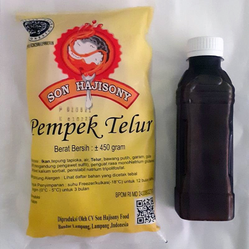 

Pempek (Telur, Adaan, Lenjer) Son H Sony Asli termasuk Cuko