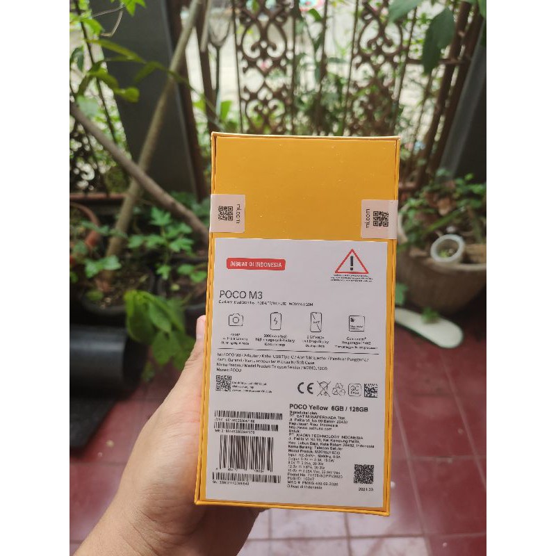 Xiaomi poco m3 yellow 6 128gb baru segel