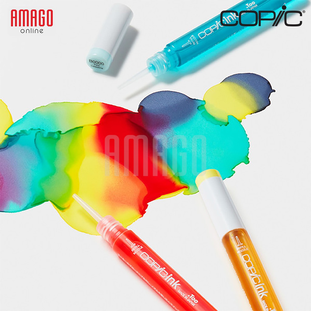 COPIC Ink Refill CIK - Tinta Isi Ulang Copic Model Baru - 12 ml - Harga Satuan - Warna Tulis di Catatan