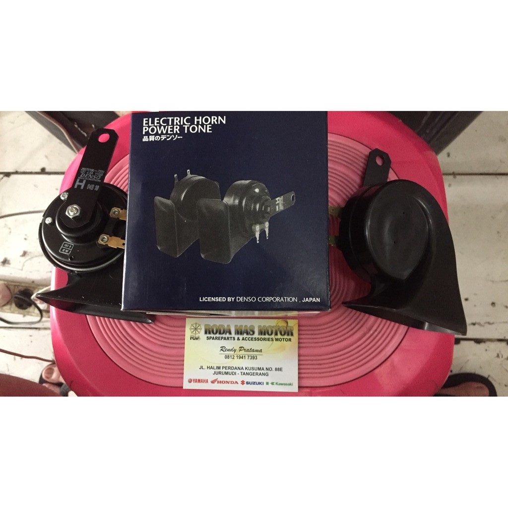 KLAKSON KEONG 12 VOLT MERK DENSO ORIGINAL WATERPROOF