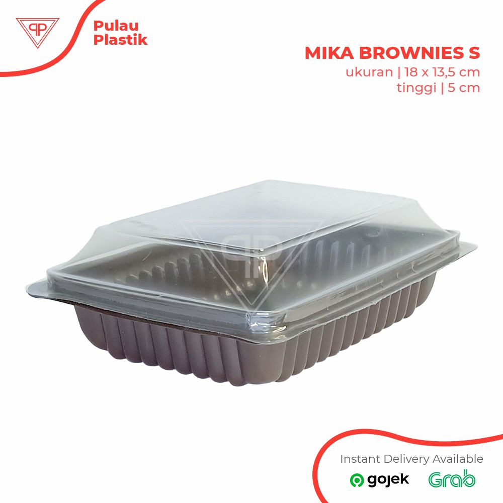 Mika Brownies size S/ Tray Brownies / Bx Brownies S / Box Brownies / Isi 50pcs