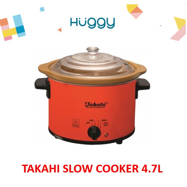 Takahi Slow Cooker Crockery Pot (Premium Series) 4.7 L