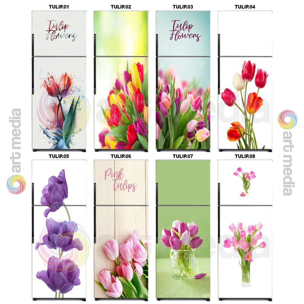 STIKER KULKAS TULIP