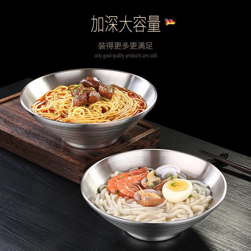 SSGP Stainless Steel Japanese Ramen Bowl - Mangkuk Ramen Ala Jepang dari Stainless Steel Tahan Panas