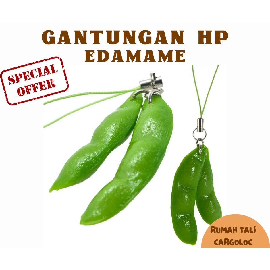 Gantungan HP Makanan JEPANG EDAMAME